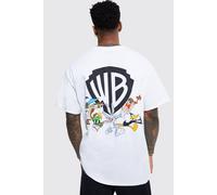 T-shirt oversize à imprimé Warner Bros homme - blanc - L, blanc