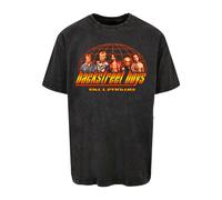 T-shirt oversize Ã©pais dÃ©lavÃ© Ã l'acide Merchcode Backstreet Boys - Millenium Globe Noir S