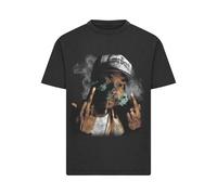 T-shirt oversize Ã©pais Merchcode Snoop Dogg don't blaze it up Noir 4XL
