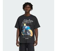 ADIDAS ORIGINALS T-Shirt 'Marvel Ghost Rider' bleu / jaune / noir / blanc, Taille XS