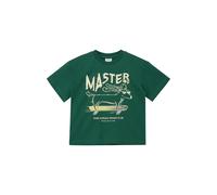 T-shirt oversize avec imprimÃ© devant et manches amples enfant s.Oliver Vert 2/3 ans