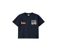 T-shirt oversize avec imprimÃ© Foam et manches larges enfant s.Oliver Bleu 4/5 ans