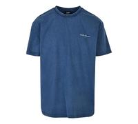 T-shirt oversize avec petite broderie Urban Classics Bleu L