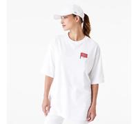 New Era Mlb Burger Grphc Boston Red Sox 3/4 Sleeve T-shirt Blanc S