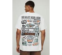 T-shirt oversize délavé à imprimé Disney homme - gris - XS, gris