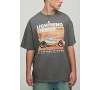 T-shirt oversize délavé à imprimé Disney Pixar homme - gris - XS, gris