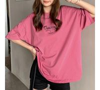 T-shirt oversize d'été à épaules tombantes avec graphique de lettre "Mille CHEFS-D'ŒUVRE DU TRAVAILLEUR" L,M,S,XL,XS,XXLSloganÉtoffe