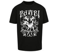 T-Shirt Oversize Disney de Bambi - Roschach - M à XL - pour Homme - noir L
