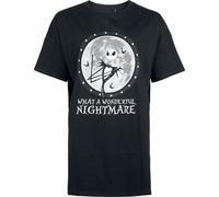T-Shirt Oversize Disney de L'Étrange Noël De Monsieur Jack - What A Wonderful Nightmare - Oversize - S à XL - pour Femme - noir L