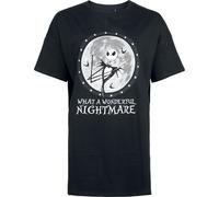 T-Shirt Oversize Disney de L'Étrange Noël De Monsieur Jack - What A Wonderful Nightmare - Oversize - S à XL - pour Femme - noir M