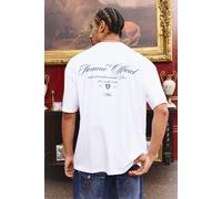 T-shirt oversize épais à col montant homme - blanc - XS, blanc