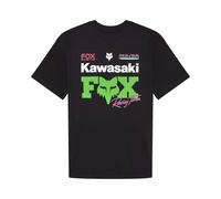 T-shirt oversize femme Fox Racing Kawasaki Noir