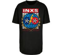 T-shirt oversize femme Merchcode INXS Calling All Nations Noir L