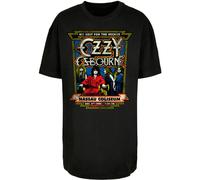 MERCHCODE Mp5011966-ladies Ozzy Osbourne-No Rest for The Wicked Oversized Boyfriend Tee T-Shirt, Noir, XS Femmes