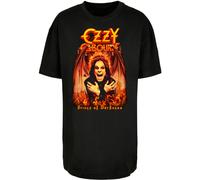 T-shirt oversize femme Merchcode Ozzy Osbourne - Demon Wings Noir L