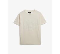 Superdry & Co T-shirt oversize blanc / blanc naturel, Taille S