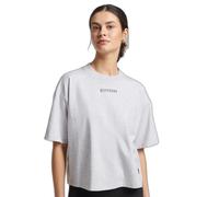 Superdry Code Tech Os Boxy Short Sleeve T-shirt Gris L Femme