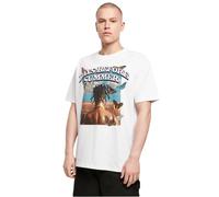 T-shirt oversize grandes tailles Mister Tee Days Before Summer Blanc 4XL