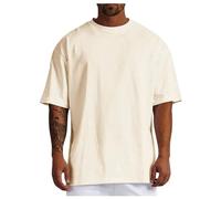 T Shirt Oversize Homme Col Rond, T-Shirts à Manches Courtes Homme Couleur Unie Décontracté Basique Top Classiques Chic Simple Passe-Partout De Tous Les Jours Streetwear Ample Haut pour Vacances