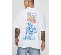 T-shirt oversize imprimé à imprimé Disney Pixar homme - blanc - S, blanc