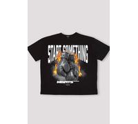 T-shirt oversize imprimé à imprimé Misfits homme - noir - S, noir