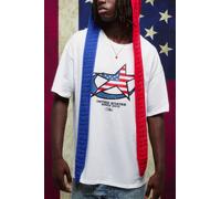 T-shirt oversize imprimé à slogan USA - MAN homme - blanc - XS, blanc