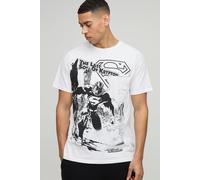 T-shirt oversize imprimé DC Comics homme - blanc - XS, blanc