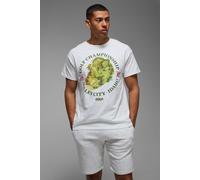 T-shirt oversize imprimé - MAN homme - blanc - XS, blanc