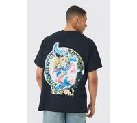 T-shirt oversize imprimé Yu-Gi-Oh! homme - noir - L, noir
