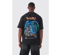 T-shirt oversize imprimé Yu-Gi-Oh! homme - noir - L, noir