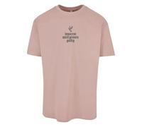 MT Upscale T-Shirt 'Justice' rosé / noir, Taille S