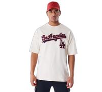 New Era Mlb Rib Infill Los Angeles Dodgers Short Sleeve T-shirt Blanc M