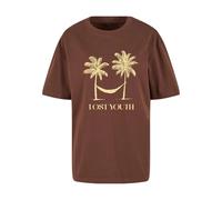 T-shirt oversize Lost Youth Right Direction Marron L