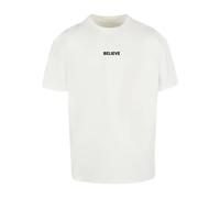 T-shirt oversize Merchcode Believe Front Heavy Blanc L