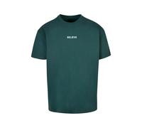T-shirt oversize Merchcode Believe Front Heavy Vert M