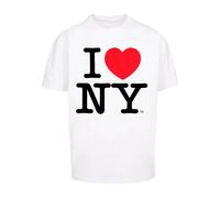 Merchcode T-Shirt 'I Love NY' rouge / noir / blanc, Taille XXXL