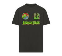 Merchcode Jurassic Park Oversized Short Sleeve T-shirt Noir S Homme