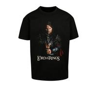 T-shirt oversize Merchcode Lord Of The Rings - Aragorn Heavy Noir S