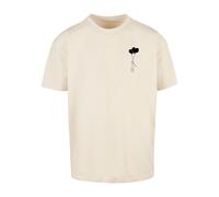 Merchcode T-Shirt 'Love In The Air' sable / noir, Taille L