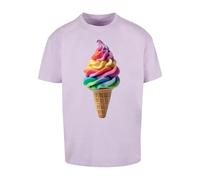 T-shirt oversize Merchcode Pride Scoops Violet 2XL