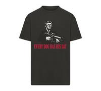 T-shirt oversize Merchcode Scarface Every Dog Noir L