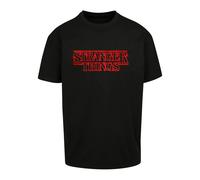 T-shirt oversize Merchcode Stranger Things Neon Sign Heavy Noir M