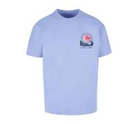 T-shirt oversize Merchcode Sunset Charm Bleu L