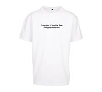 T-shirt oversize Mister Tee Fingerprint Blanc M