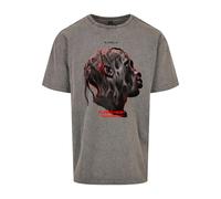 Mister Tee T-Shirt 'Flying High' pierre / rouge néon / noir, Taille XXL