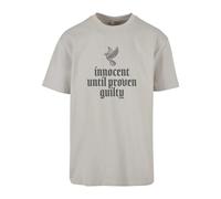 Mister Tee T-shirt Justice Oversize manches courtes Gris L Homme
