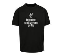 MT Upscale T-Shirt 'Justice' gris / noir / blanc, Taille S