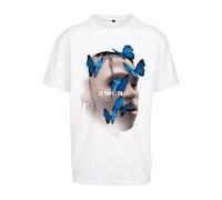 T-shirt oversize Mister Tee Le Papillon Blanc XL
