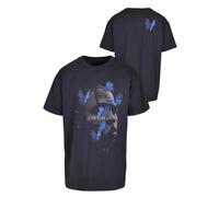 Mister Tee T-shirt Le Papillon Oversize manches courtes Violet L Homme