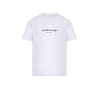 T-shirt oversize Mister Tee One World One Stage Blanc S